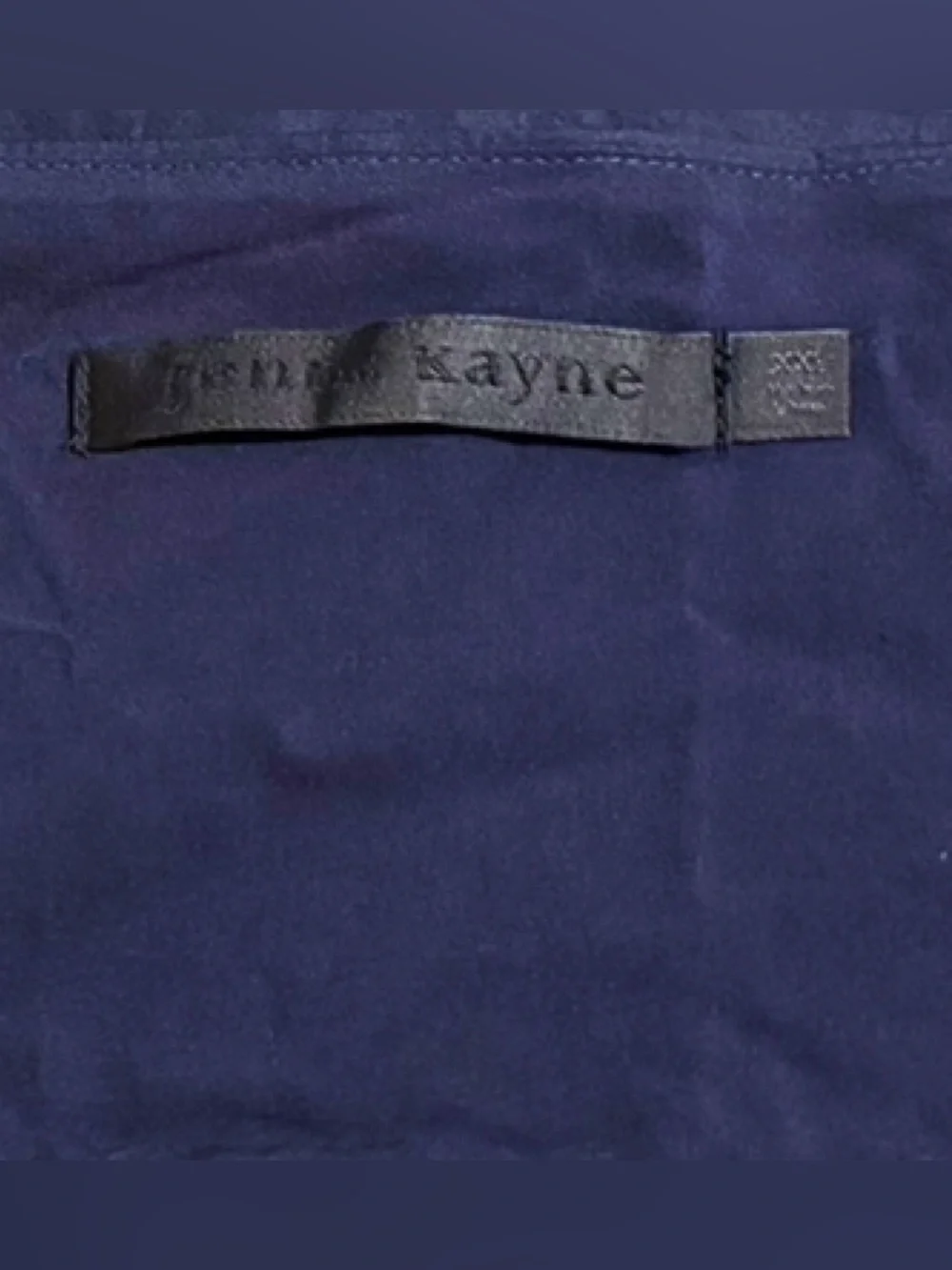 Jenni Kayne Navy Blue Lined Maxi Dress The Cove, 100% cotton and rayon-XXL - Picture 9 of 16